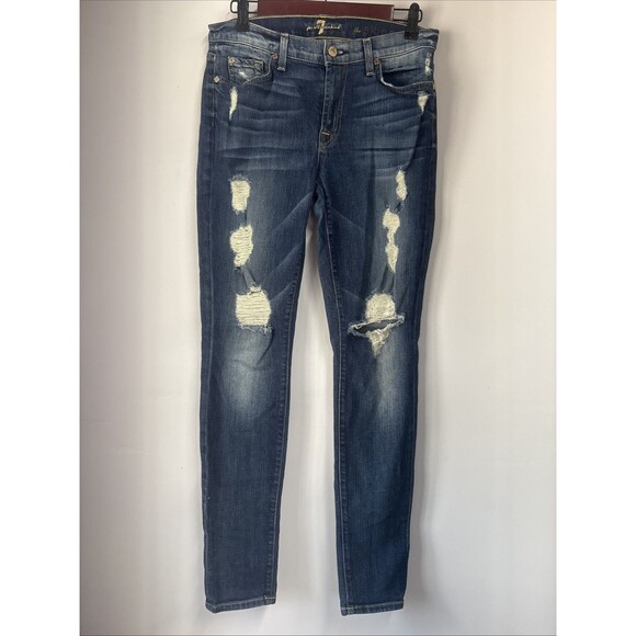 7 FOR ALL MANKIND Women's Super Skinny Jean Size 28 - Picture 1 of 6
